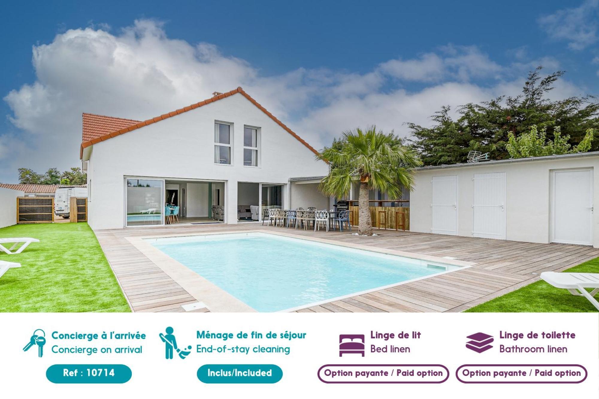 Magnifique Villa Pour Grande Famille A לה בר-דה-מון מראה חיצוני תמונה